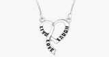 Live Love Laugh Heart Necklace - FREE SHIP DEALS