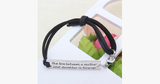 The Love Between a Mother and Daughter is Forever - Strap Bracelet