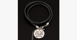 The Best Moms Get Promoted to Grandma - Handstamped Bracelet