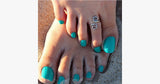 Unique Retro Silver Plated Toe Ring - FREE SHIP DEALS