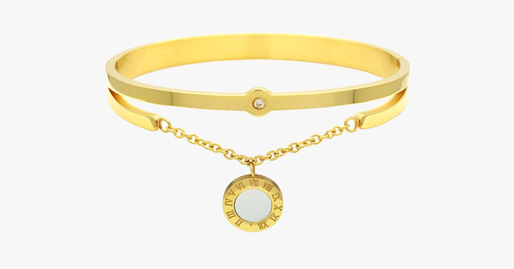 Roman Numerals Lucky Lovers Bracelet