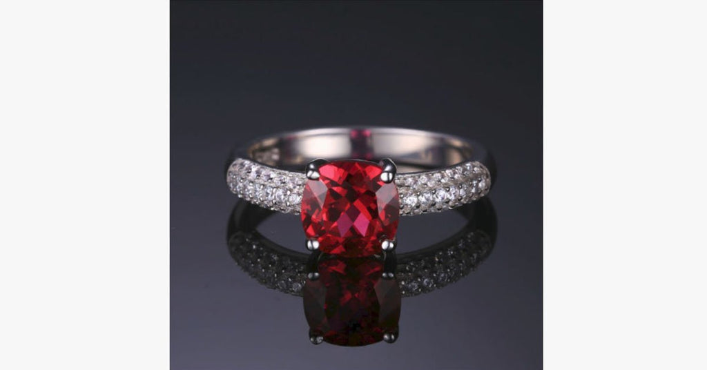 Garnet Love Promise Ring