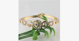 Gold Plated Crystal Bangle - FREE SHIP DEALS