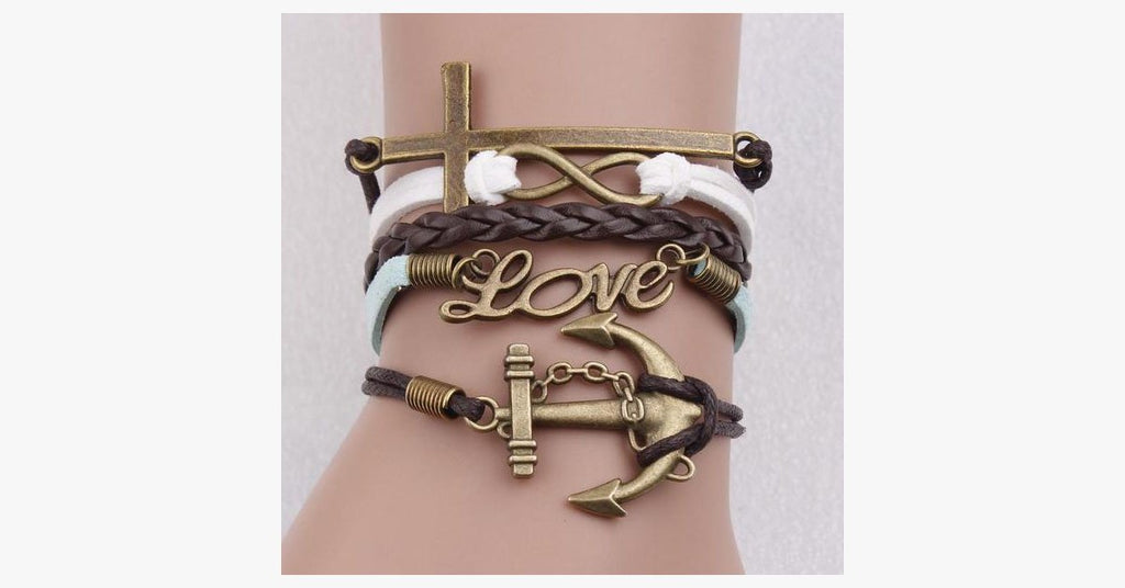 Cross Infinity Love Anchor - FREE SHIP DEALS