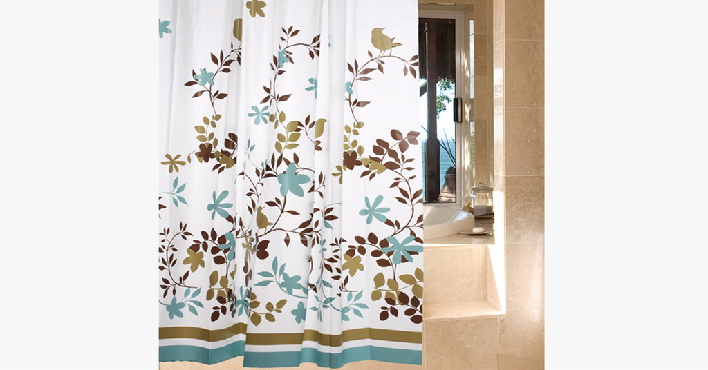Waterproof Shower Curtain - Bird Design - FREE SHIP DEALS