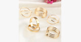 6pc Gold Stackable Ring Set - FREE SHIP DEALS