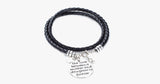 The Love Between a Mother and Daughter is Forever - Hand Stamped Bracelet