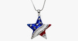 USA Star Shaped Pendant - FREE SHIP DEALS