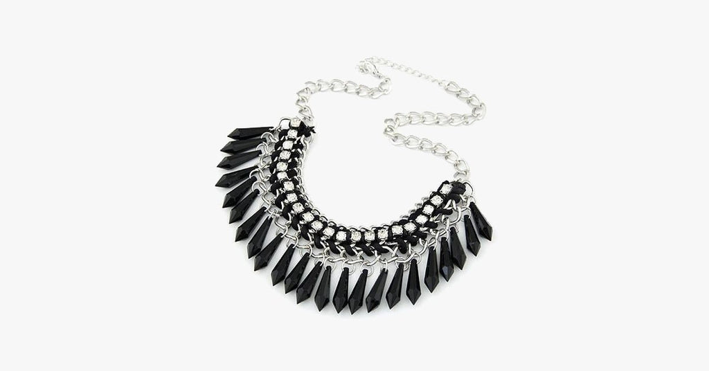 Fringe Drop Statement Necklace - FREE SHIP DEALS