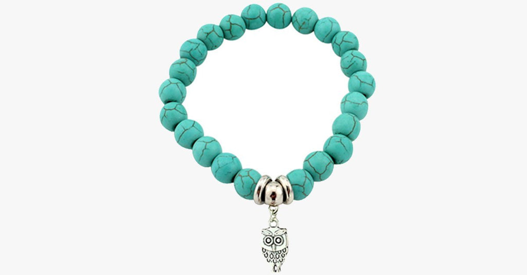 Zen Owl Turquoise Bracelet - FREE SHIP DEALS