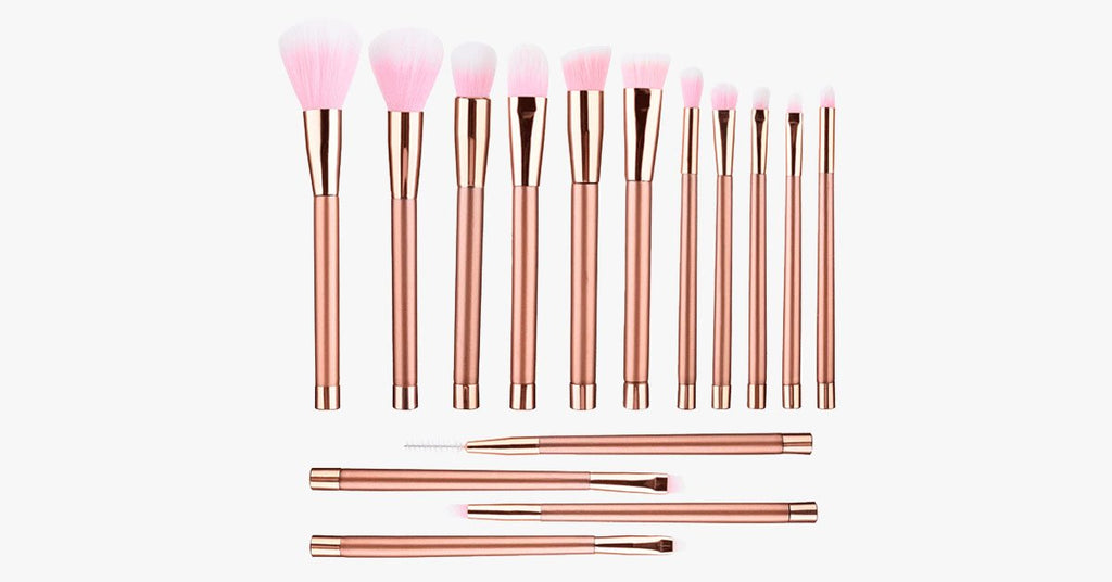 Rose Glamour Brush Set