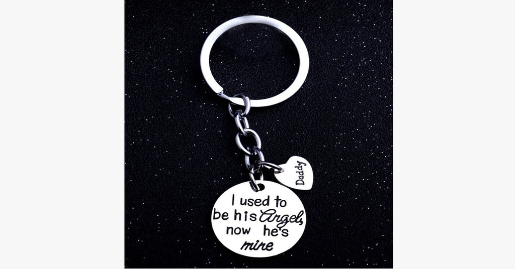I Used To Be His Angel Keychain - FREE SHIP DEALS
