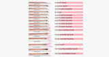 Rose Glamour Brush Set