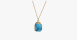 Blue Druzy Stone Necklace - FREE SHIP DEALS
