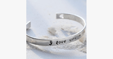 18k Gold Plated - I Love You More Bangle - FREE SHIP DEALS