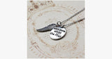 With Brave Wings She Flies Charm Pendant - FREE SHIP DEALS