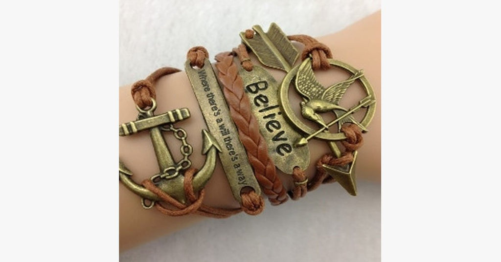Mocking Jay Anchor Believe - FREE SHIP DEALS