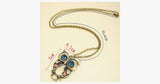 Blue Eyes Owl Pendant - FREE SHIP DEALS