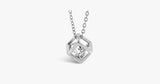 Cube Necklace - Silver - FREE SHIP DEALS