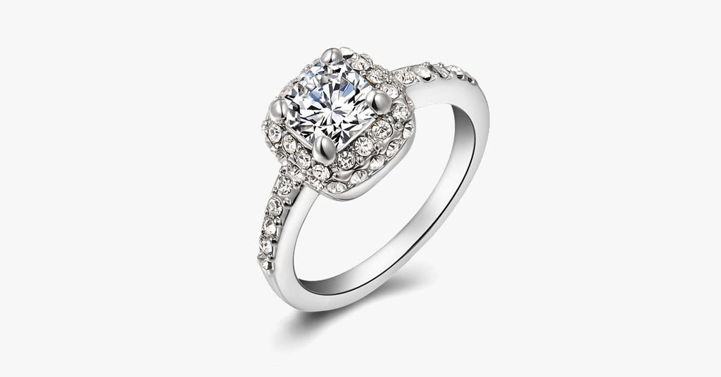 Cubic Crystal Promise Ring - FREE SHIP DEALS