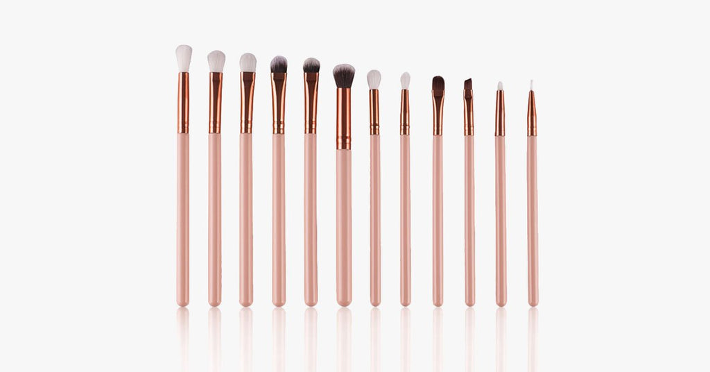 Rose Gold Perfect Eye Shadow Blending Brush Set