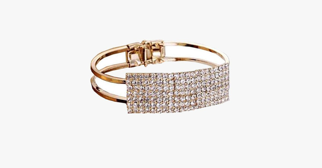 Crystal Cuff Bracelet - FREE SHIP DEALS