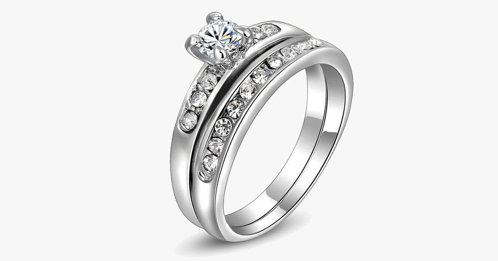 Two Circle Promise Ring - FREE SHIP DEALS
