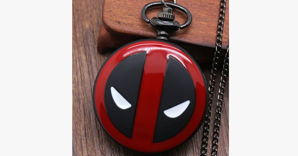 Deadpool Quartz Pocket Watch - FREE SHIP DEALS