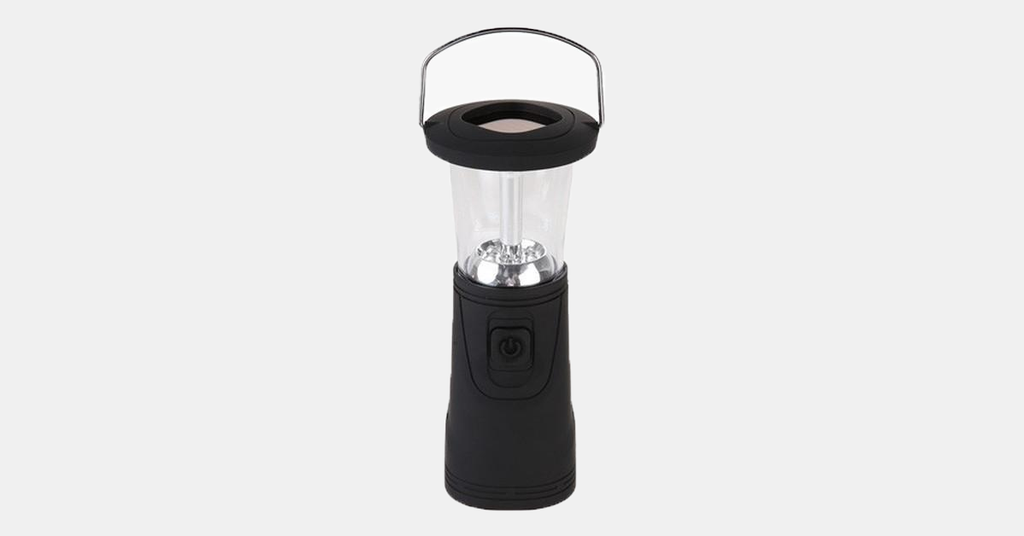 Solar Lantern Lamp 6 LED Manual Dynamo Camping