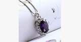 3 Carat Handcrafted Alexandrite Pendant with Silver Plated Chain - FREE SHIP DEALS