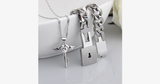 Angel Love Pendant & Men Bracelet Set - FREE SHIP DEALS