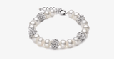 Silver And Pearl Bracelet