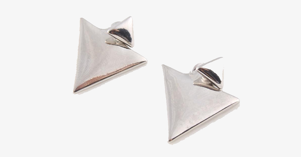 Double Triangle Stud Earring - FREE SHIP DEALS