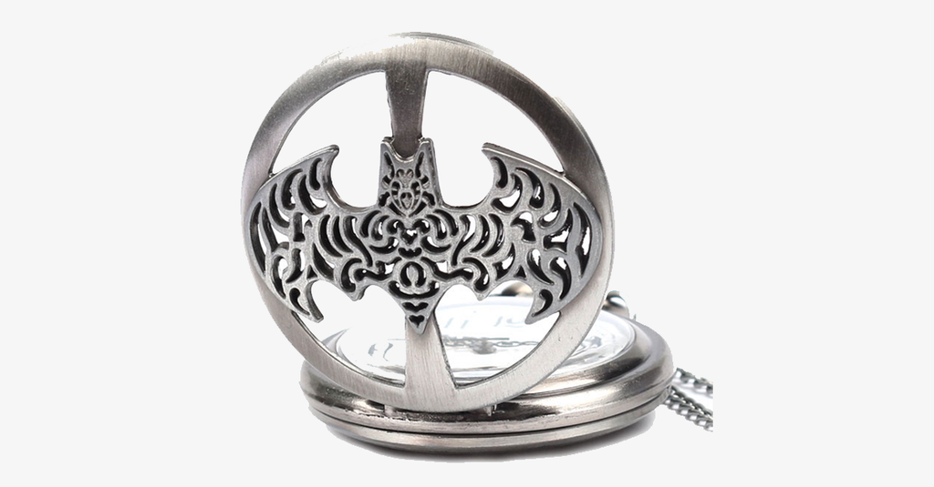 Batman Half Hunter Pocket Watch - FREE SHIP DEALS