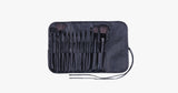 12 Piece Professional Black Brush Set - FREE SHIP DEALS