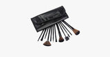 12 Piece Professional Black Brush Set - FREE SHIP DEALS