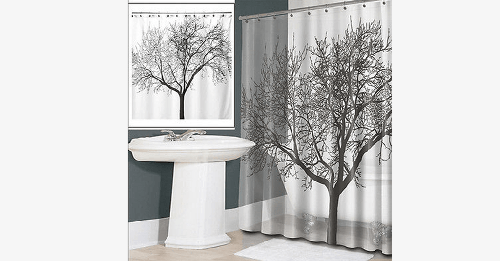 Waterproof Shower Curtain - Tree Design - FREE SHIP DEALS