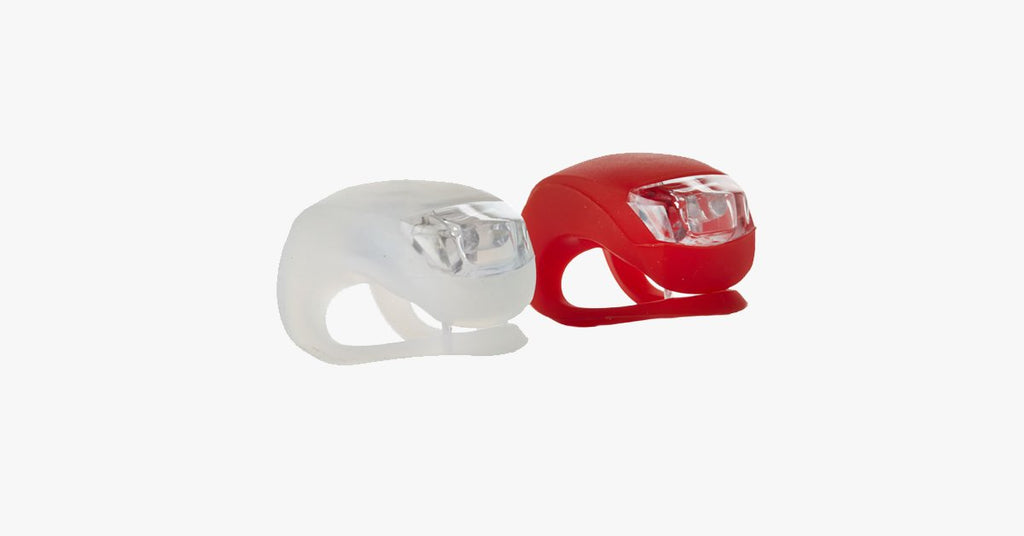 Silicone Led Bicycle Lights (2-Pack)