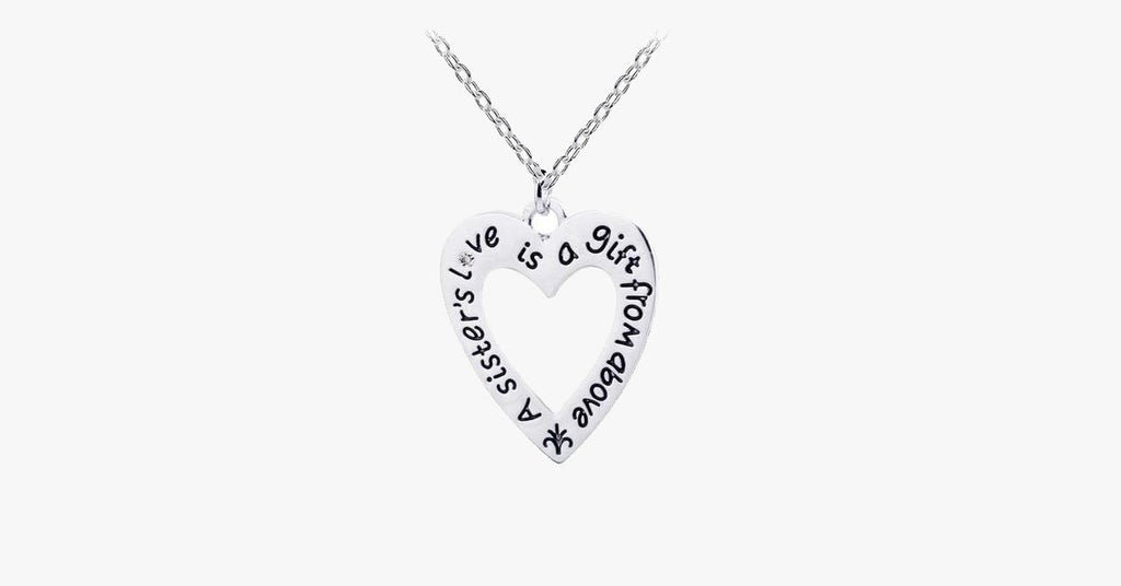A Sister's Love is a Gift From Above - Pendant - FREE SHIP DEALS