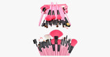 24 Piece Pink Glory Brush Set - FREE SHIP DEALS
