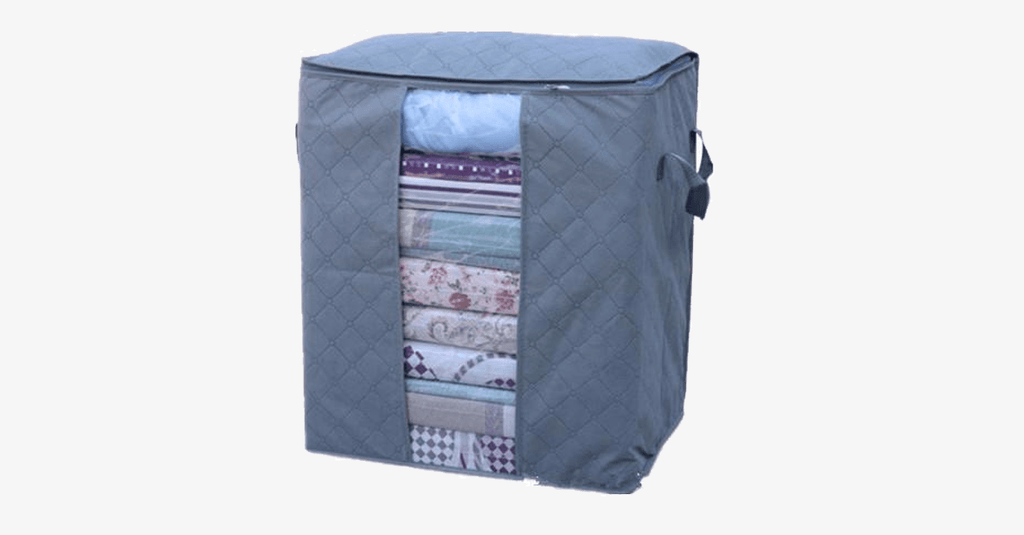 Natural Bamboo Fiber Storage Bag & Laundry Basket - FREE SHIP DEALS