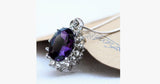 3 Carat Handcrafted Alexandrite Pendant with Silver Plated Chain - FREE SHIP DEALS