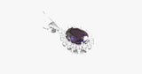 3 Carat Handcrafted Alexandrite Pendant with Silver Plated Chain - FREE SHIP DEALS