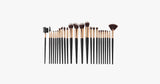 24 Piece Pro Black Brush Set - FREE SHIP DEALS