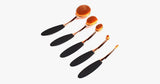 5 Piece Rose Gold Oval Brush Set - FREE SHIP DEALS
