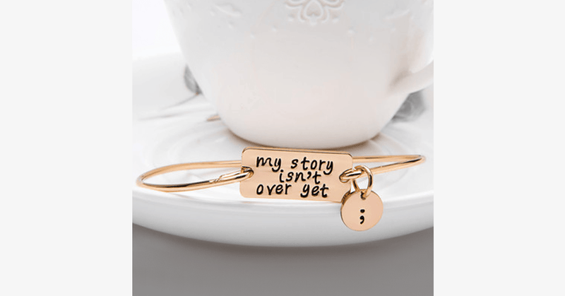 Semicolon Bangle