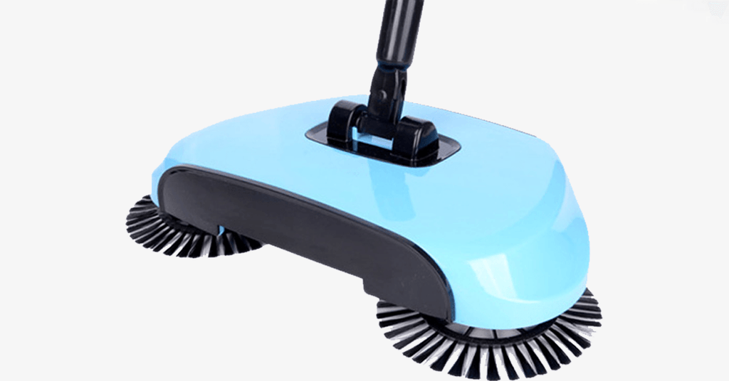 Floor Sweeper With Rotating Brushes - FREE SHIP DEALS