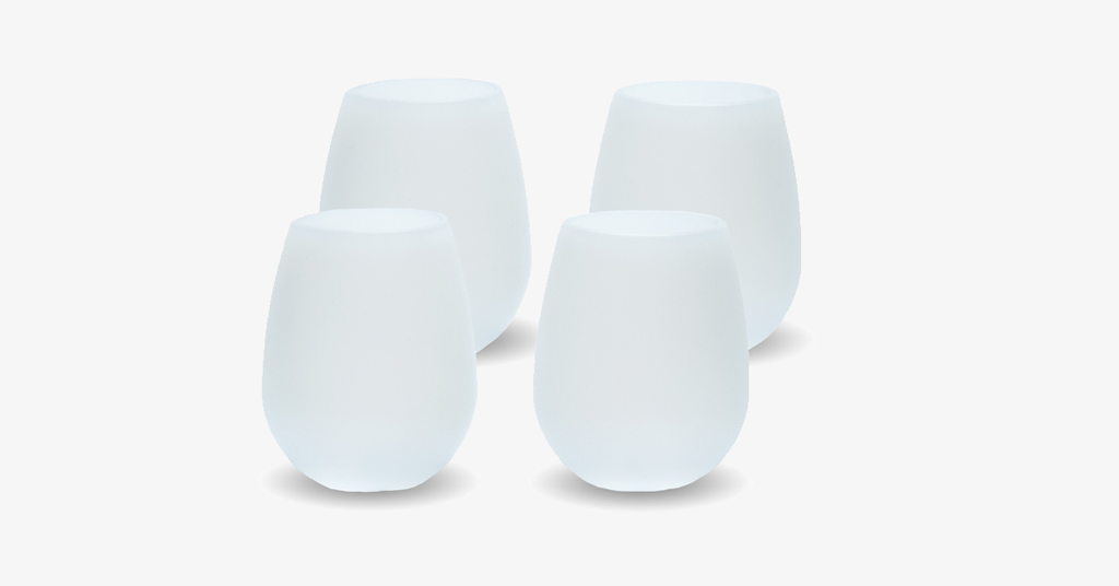 Silicone Wine Glasses - Set of 4