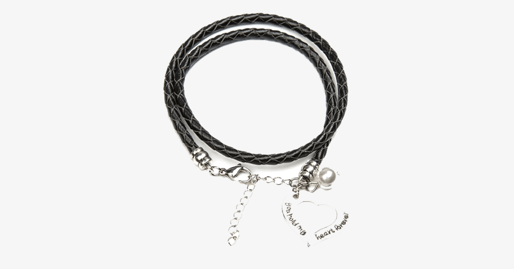You Hold My Heart Forever Hand Stamped Bracelet - FREE SHIP DEALS