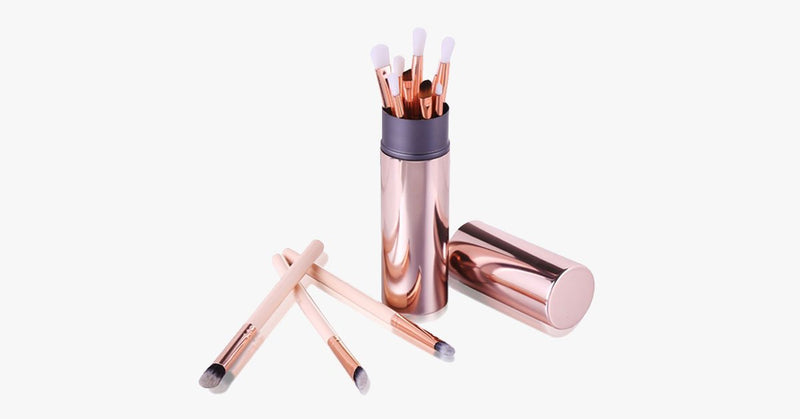 Rose Gold Perfect Eye Shadow Blending Brush Set